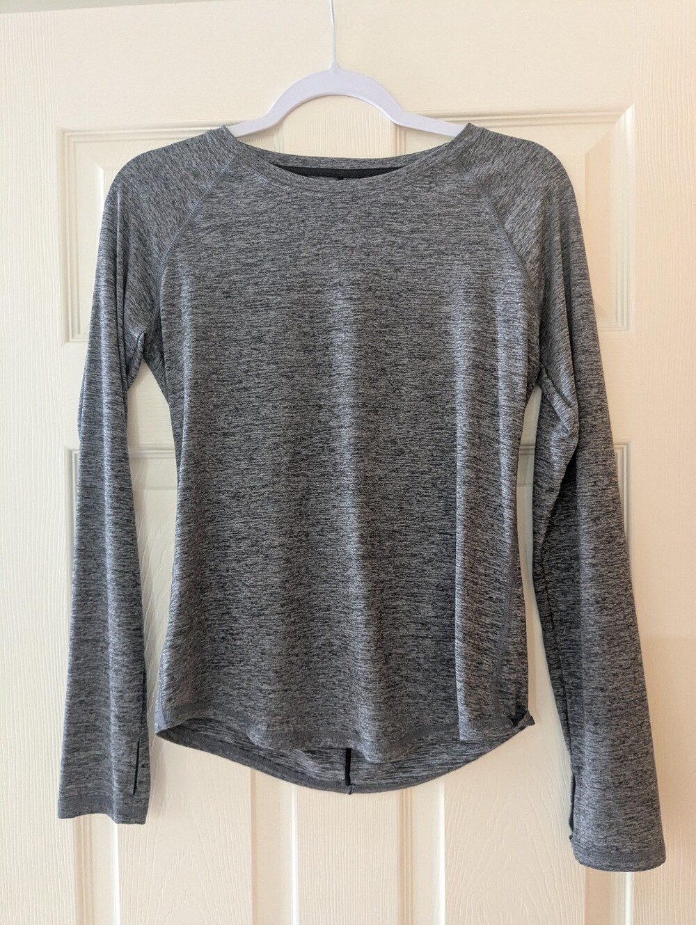 Champion Women's Long Sleeve Heather Gray Performance Tee